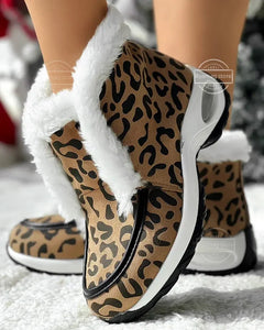 Women's Cushioned Platform Ankle Boots - Padded Booties