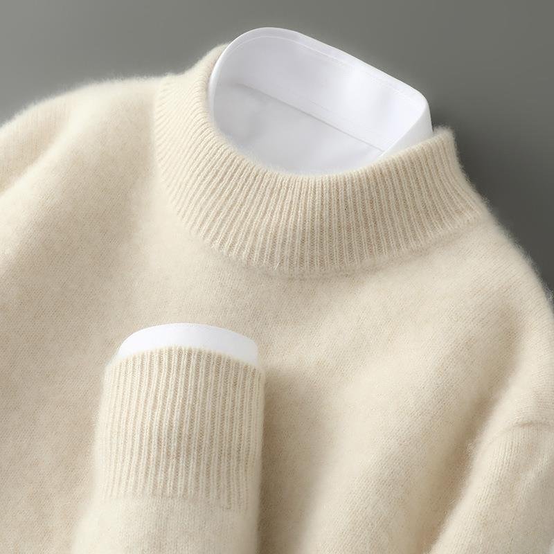 Jersey de Punto Cuello Alto – Suave y Atemporal