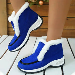 Women's Cushioned Platform Ankle Boots - Padded Booties
