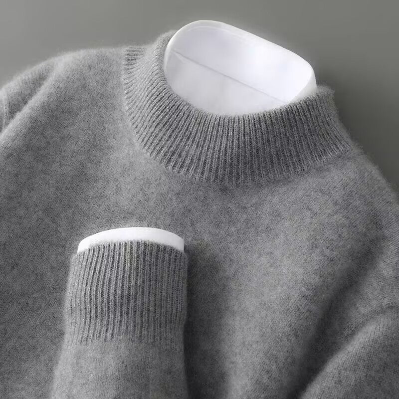 Jersey de Punto Cuello Alto – Suave y Atemporal