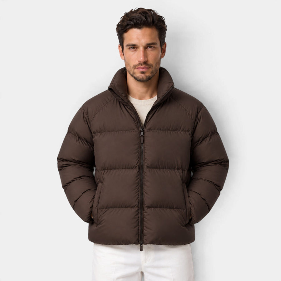 Chaqueta Acolchada Corta Unisex Ligera para Invierno