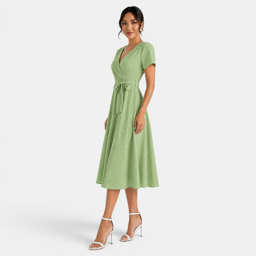 Vestido Midi Floral Mujer