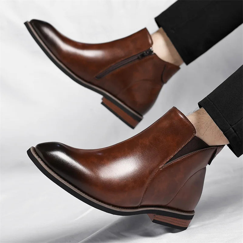 Botines Chelsea de Hombre de Puntera Afilada
