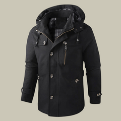 Chaqueta de Invierno Hombre con Capucha Desmontable