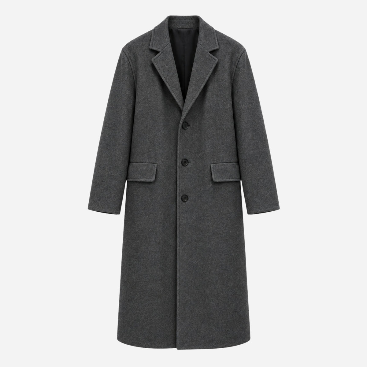 Men's Classic Long Lapel Coat