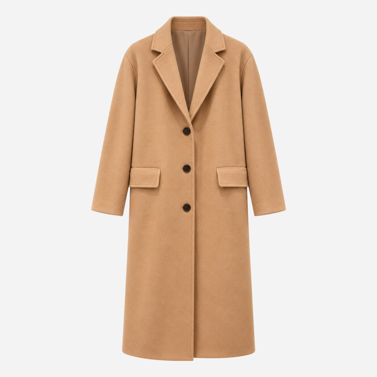 Men's Classic Long Lapel Coat