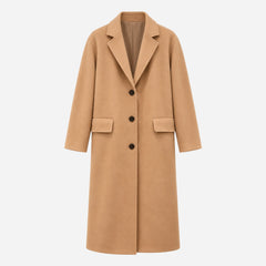 Men's Classic Long Lapel Coat