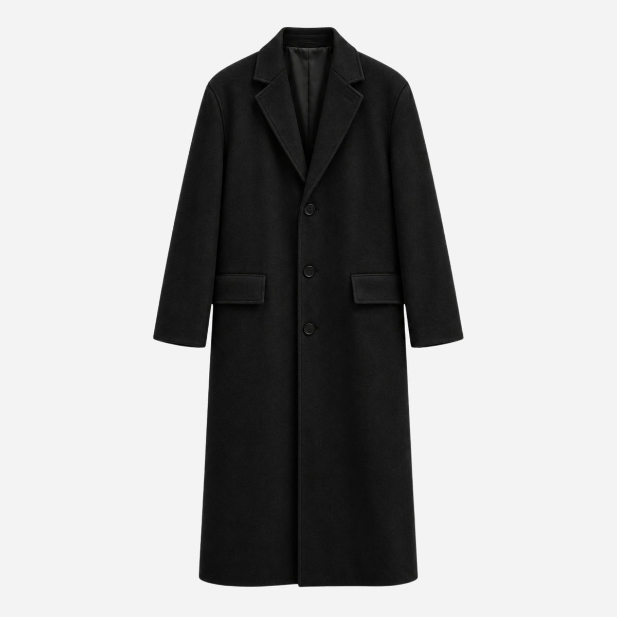 Men's Classic Long Lapel Coat