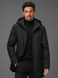 Chaqueta Hombre Impermeable con Capucha
