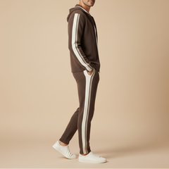 Men's 100% Cashmere Tracksuit - Two-Piece Matching Lounge Set
