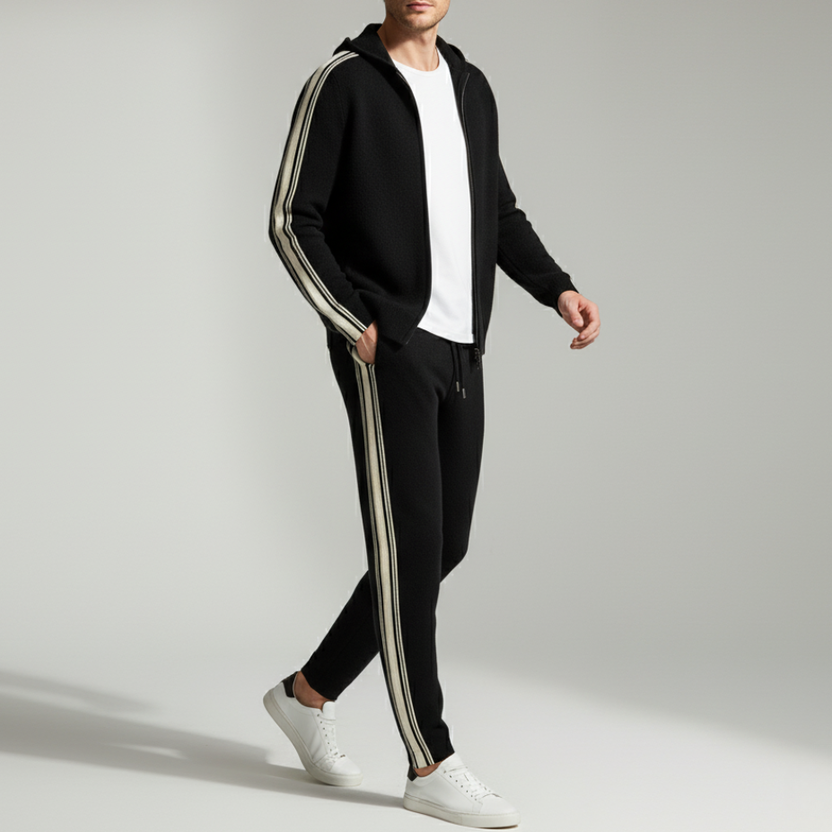 Men's Premium 100% Cashmere Tracksuit Damien – Elegant Set