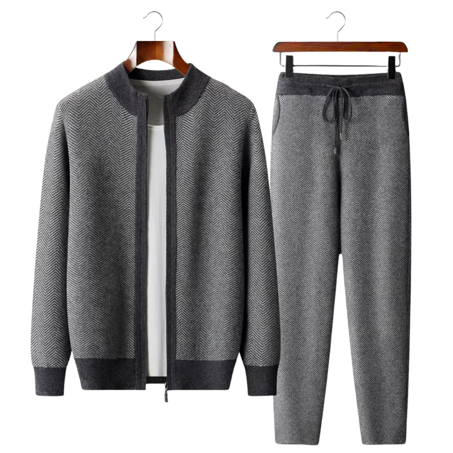 Premium Men's Cashmere Set – 100% Merino Wool