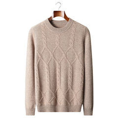 Jersey de Cashmere Hombre Premium – 100% Cashmere con Diseño