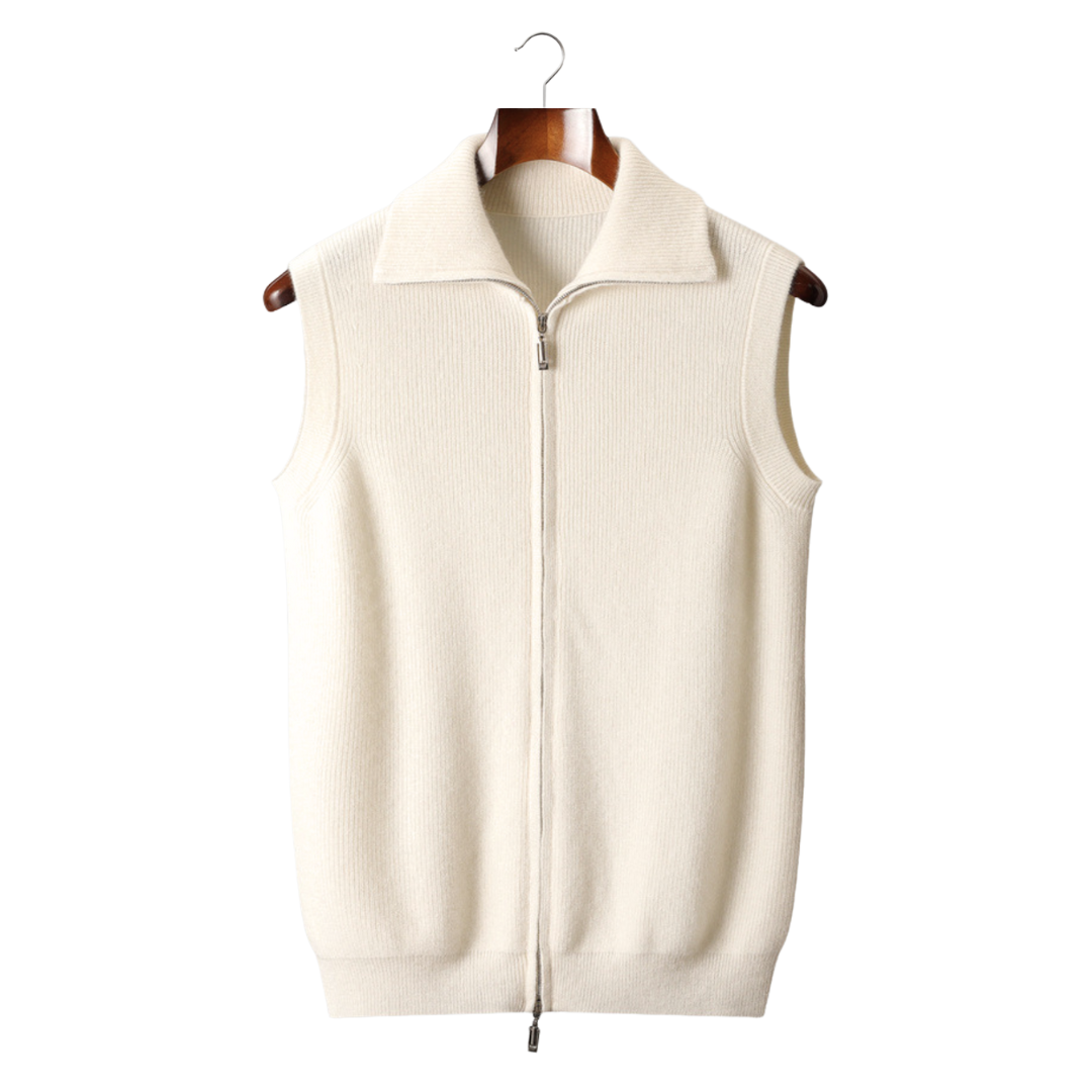 Chaleco de Cashmere Hombre Premium – 100% Cashmere Clásico
