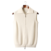 Chaleco de Cashmere Hombre Premium – 100% Cashmere Clásico