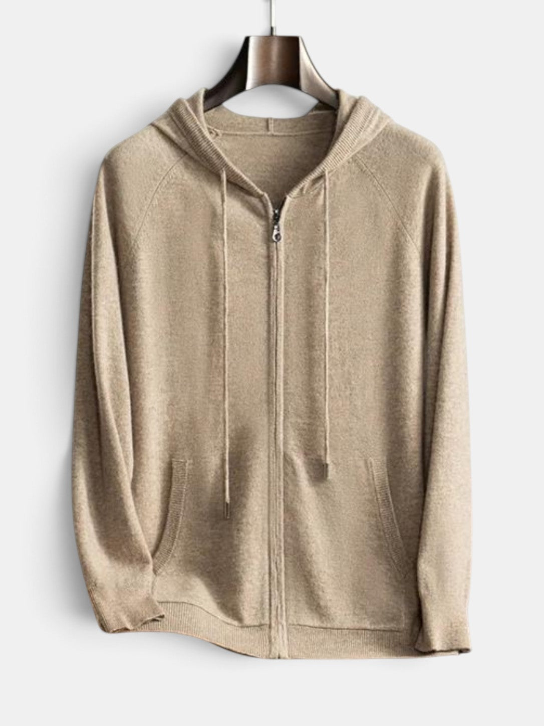Premium Cashmere Hooded Vest – 100% Cashmere