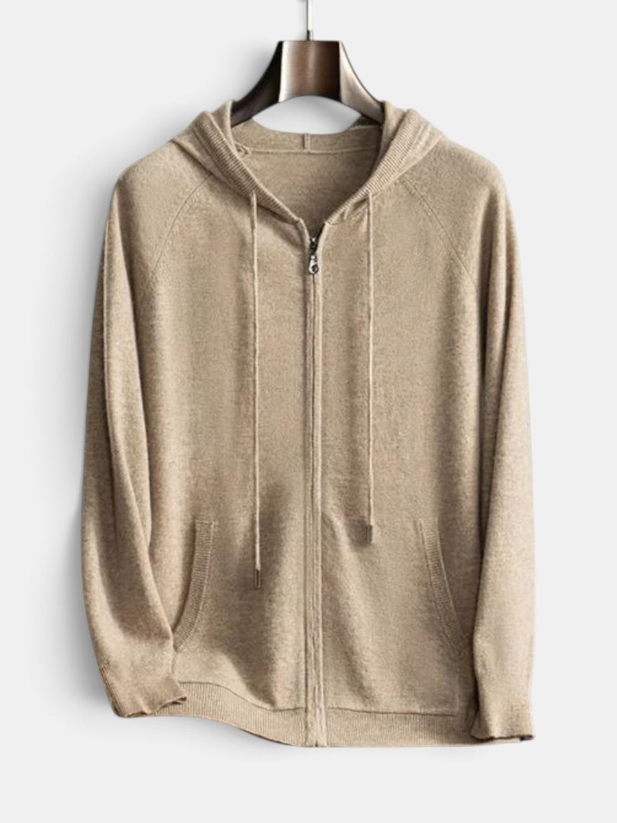 Premium Cashmere Hooded Vest – 100% Cashmere