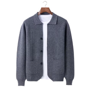 Sobrecamisa Hombre Premium 100% Cashmere – Overshirt con Botones
