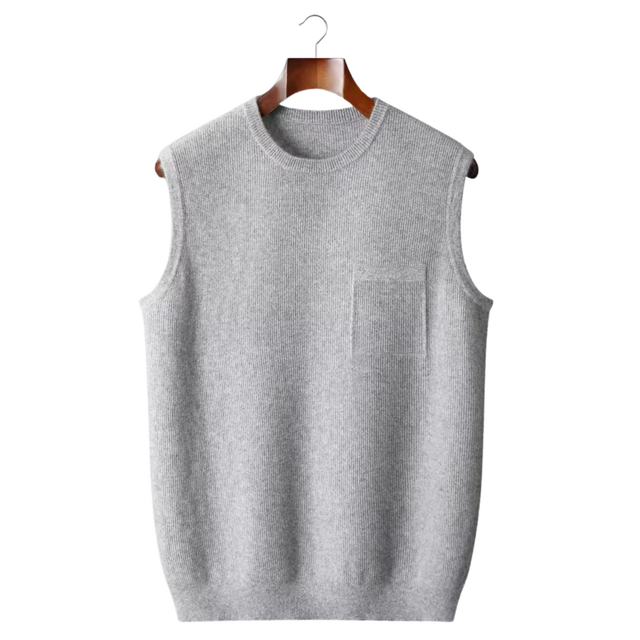 Chaleco de Cashmere Premium – 100% Cashmere Cuello Redondo