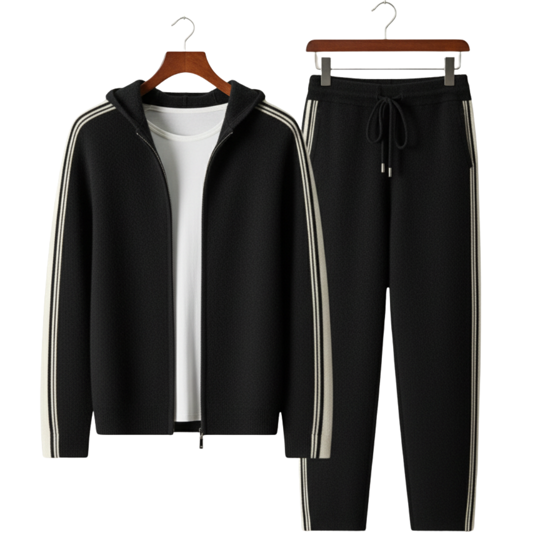 Men's Premium 100% Cashmere Tracksuit Damien – Elegant Set