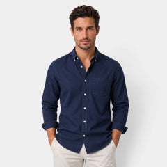 Men's Casual Relaxed Fit Long Sleeve Shirt