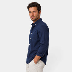 Men's Casual Relaxed Fit Long Sleeve Shirt