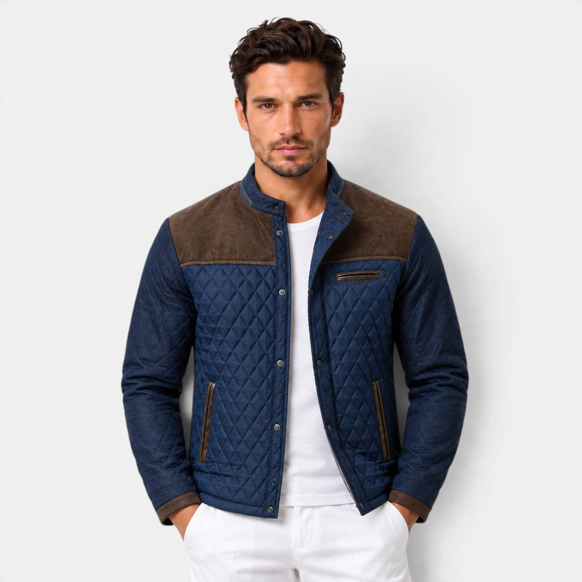 Men's Warm Winter Jacket - Heat-Tech Thermal Fabric