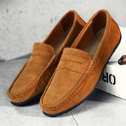 Mocasines de Ante para Hombre con Suela Antideslizante y Soporte de Arco