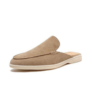 Men's Premium Open Loafers – Backless Suede Loafers