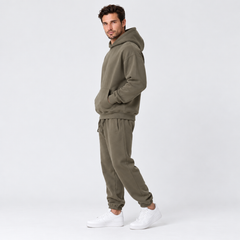 Men's Chunky Knit 2-Piece Set - Casual Winter Lounge Set