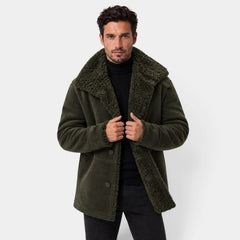 Parka de Invierno Cálida para Hombre con Forro Grueso