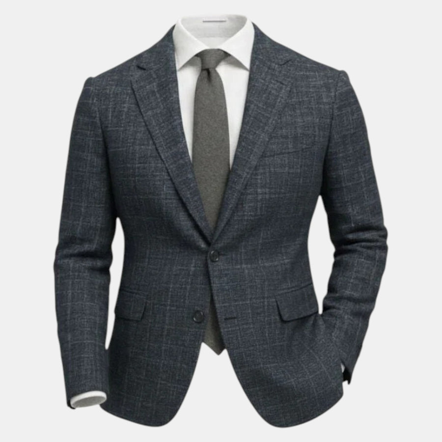 Men's Premium Slim Fit Blazer - Lightweight Elegant Jacket with Classic Lapel