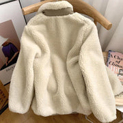 Chaqueta Polar Mujer con Cremallera Completa y Cuello Alto