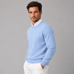 Jersey de Cachemira para Hombre de Corte Clásico