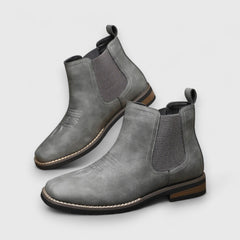 Men's Chelsea Boots - Elastic Side Panels, Pull-On