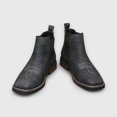 Men's Chelsea Boots - Elastic Side Panels, Pull-On