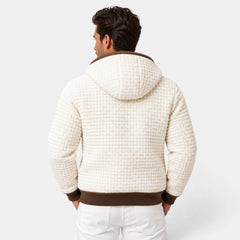 Men's Sherpa-Lined Puffer Jacket - Full Zip