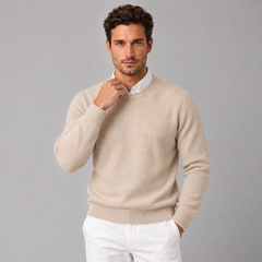 Jersey de Cachemira para Hombre de Corte Clásico