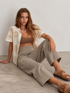 Pantalón Mujer Ancho Estilo Harén