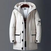 Parka Hombre de Lana de Cordero con Capucha