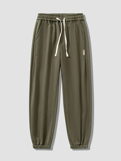 Men's joggers with elastic cuffs and adjustable drawstring