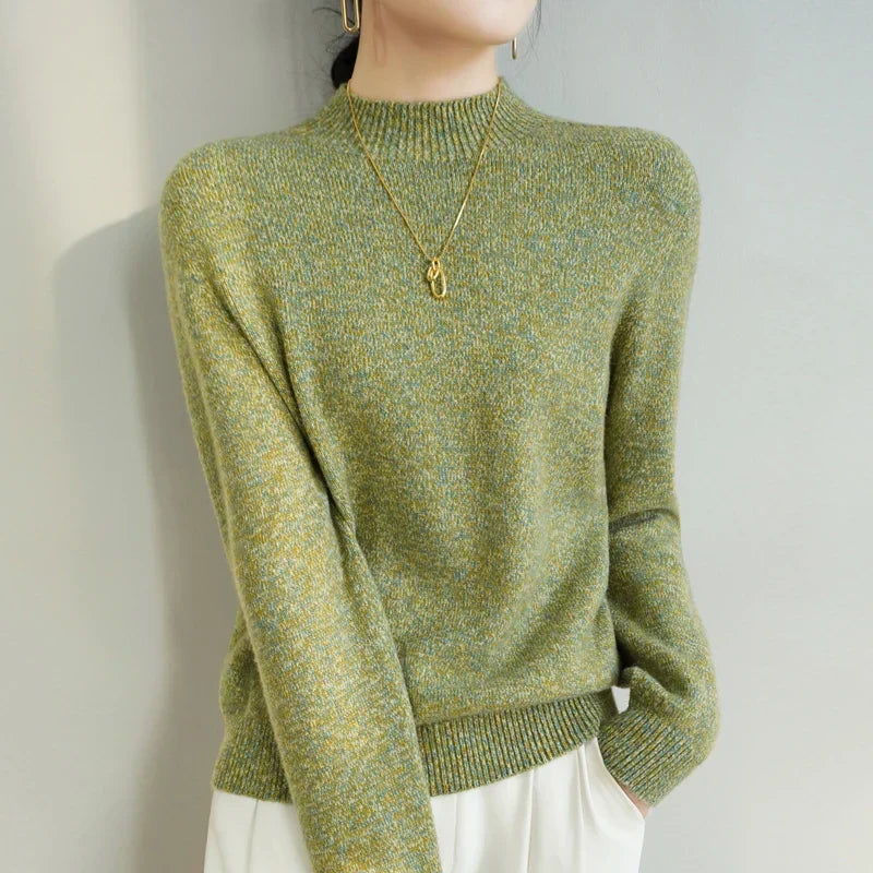 Jersey Mujer de Merino Cuello Alto