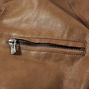 Chaqueta de Cuero Hombre Estilo Vintage
