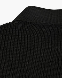 Jersey Cremallera Hombre de Punto Acanalado