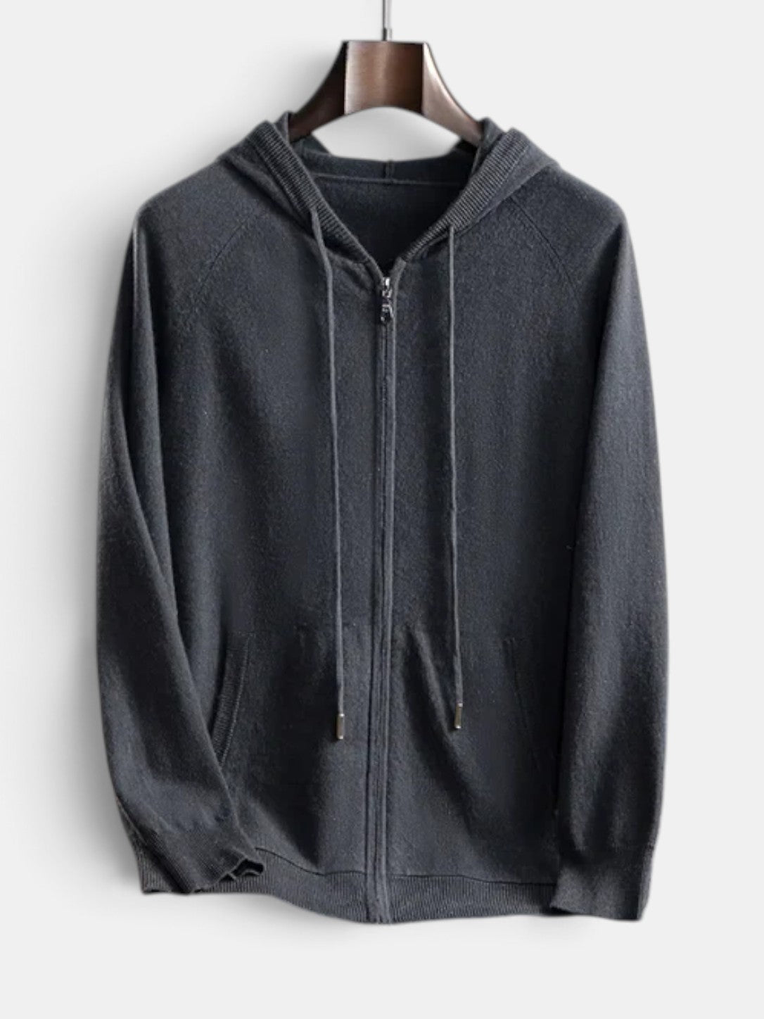 Premium Cashmere Hooded Vest – 100% Cashmere