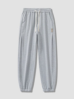Men's joggers with elastic cuffs and adjustable drawstring