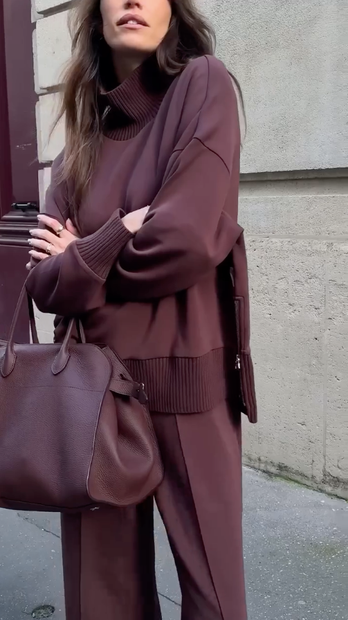 Conjunto Mujer Relajado Pierna Ancha