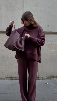 Conjunto Mujer Relajado Pierna Ancha