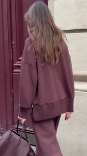Conjunto Mujer Relajado Pierna Ancha