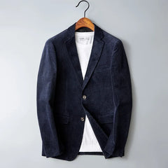 Men's casual stretch blazer with anti-wrinkle finish
